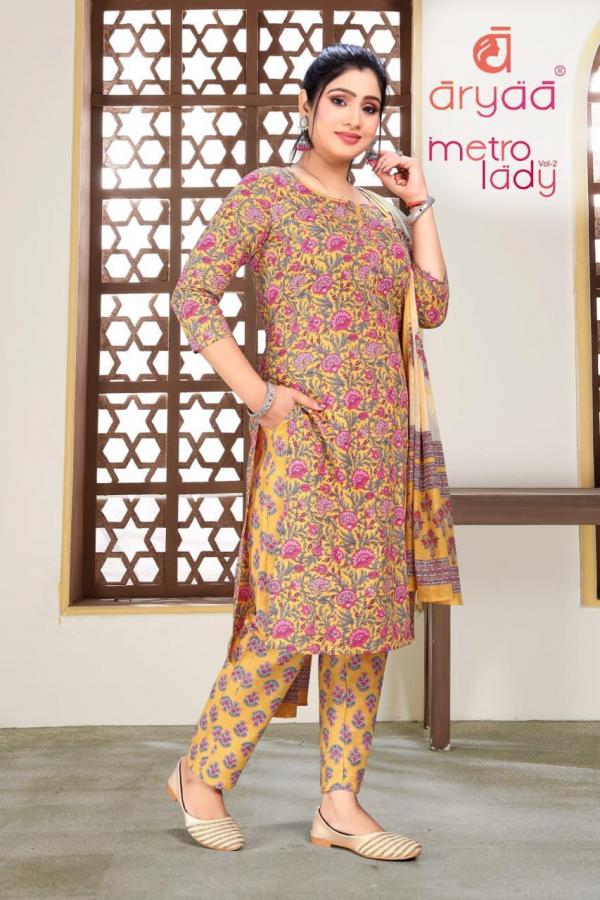 Aryaa Metro Lady Vol-2 – Kurti Pant With Dupatta